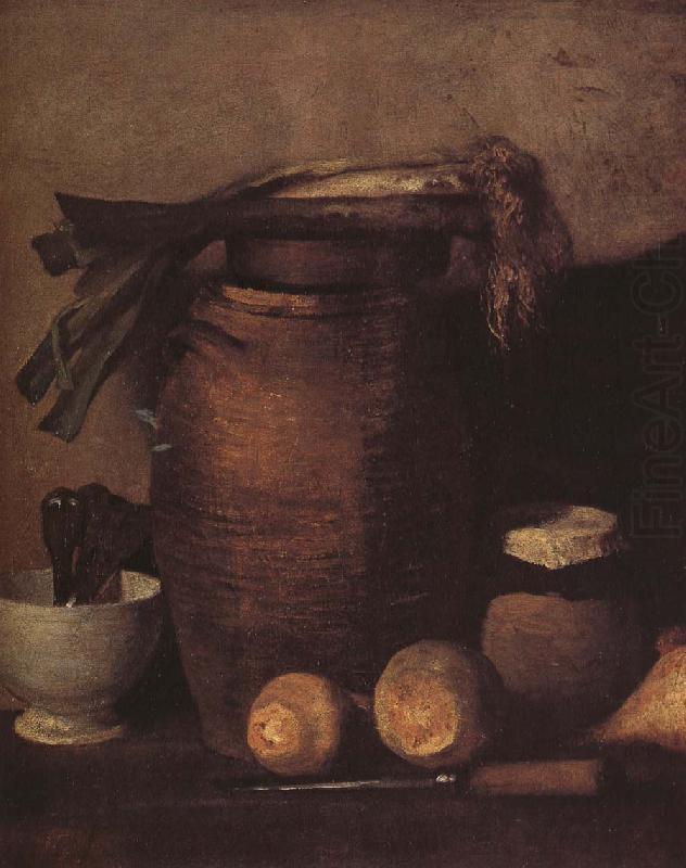 Jean Francois Millet Still life with shallot china oil painting image